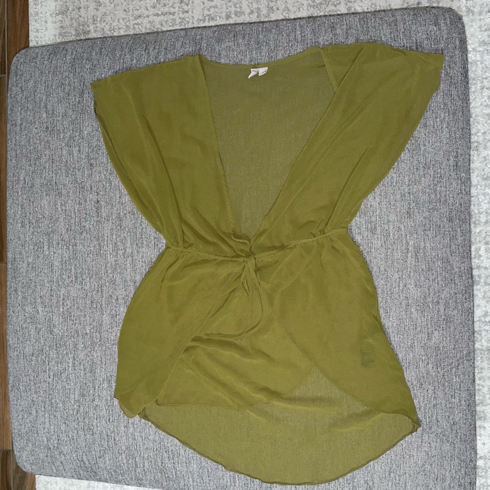 Olive 🫒 green swim cover up
